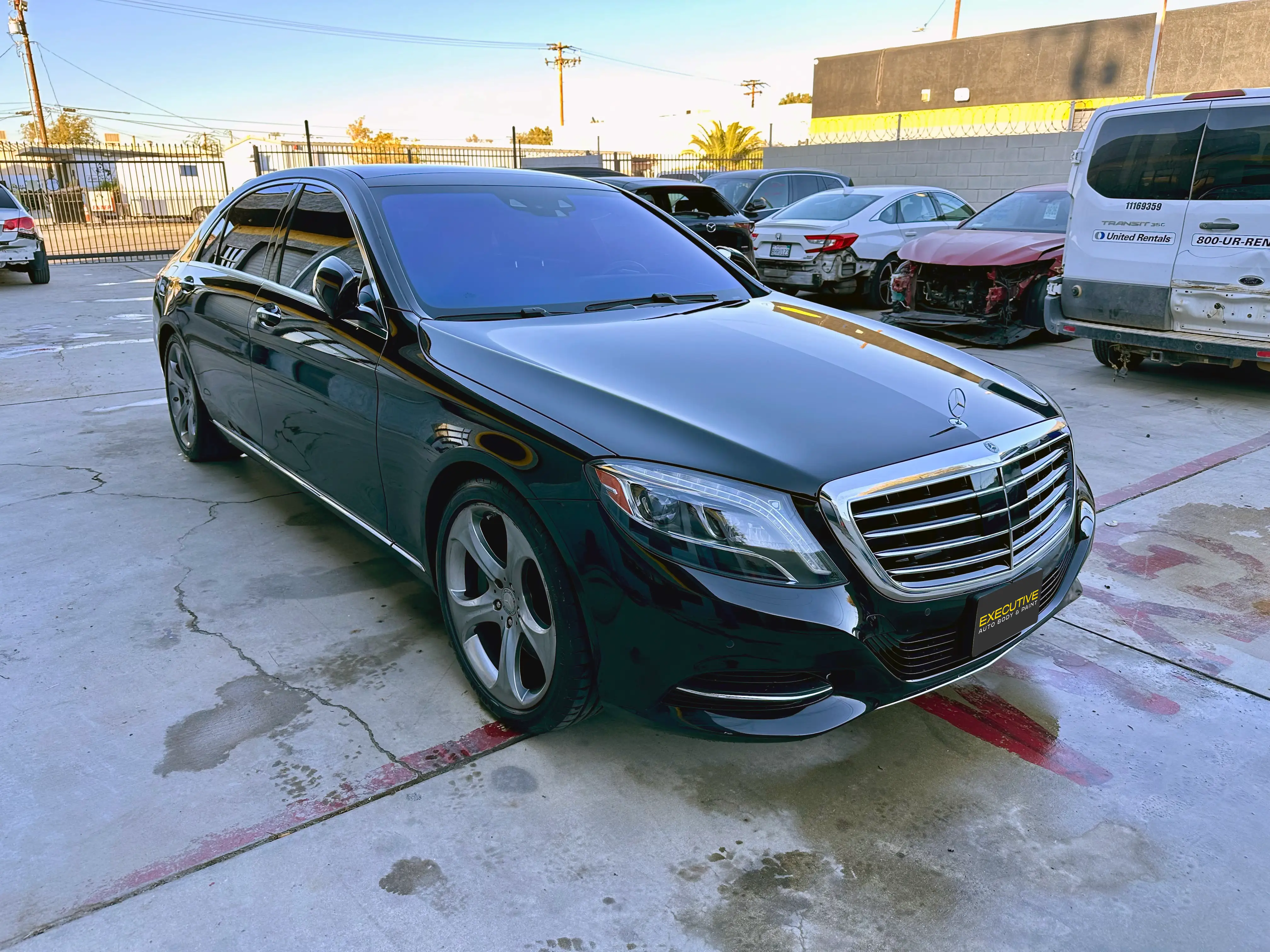 Executive Auto Body shop interior, Lancaster, CA