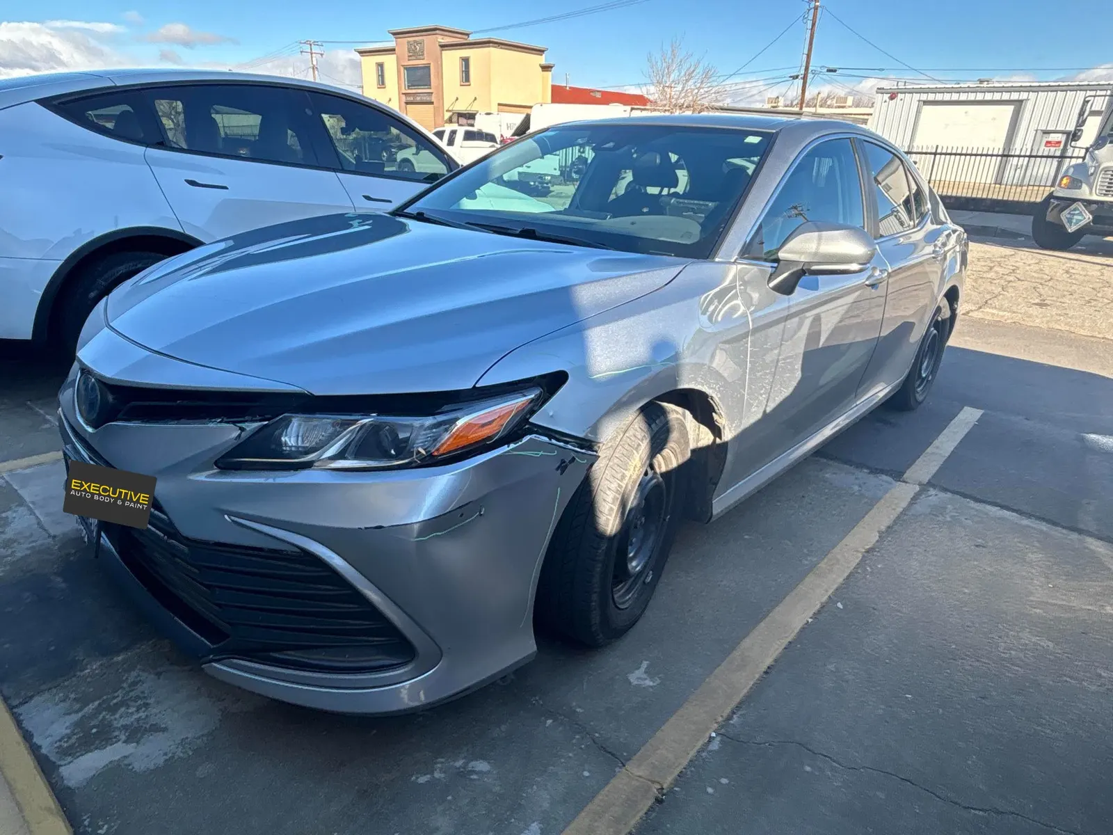 2022 Toyota Camry Hybrid, before